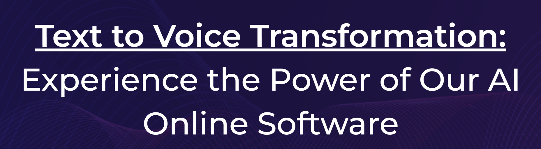 AI语音配音的技术方法