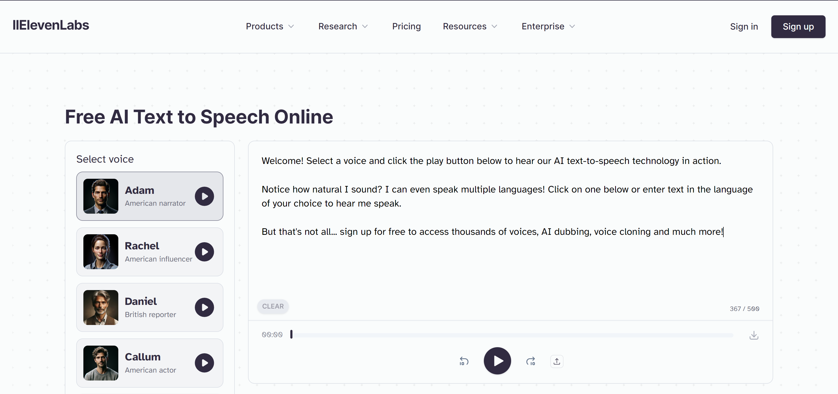 Elevenlabs AI配音教程-Elevenlabs语音生成技术原理