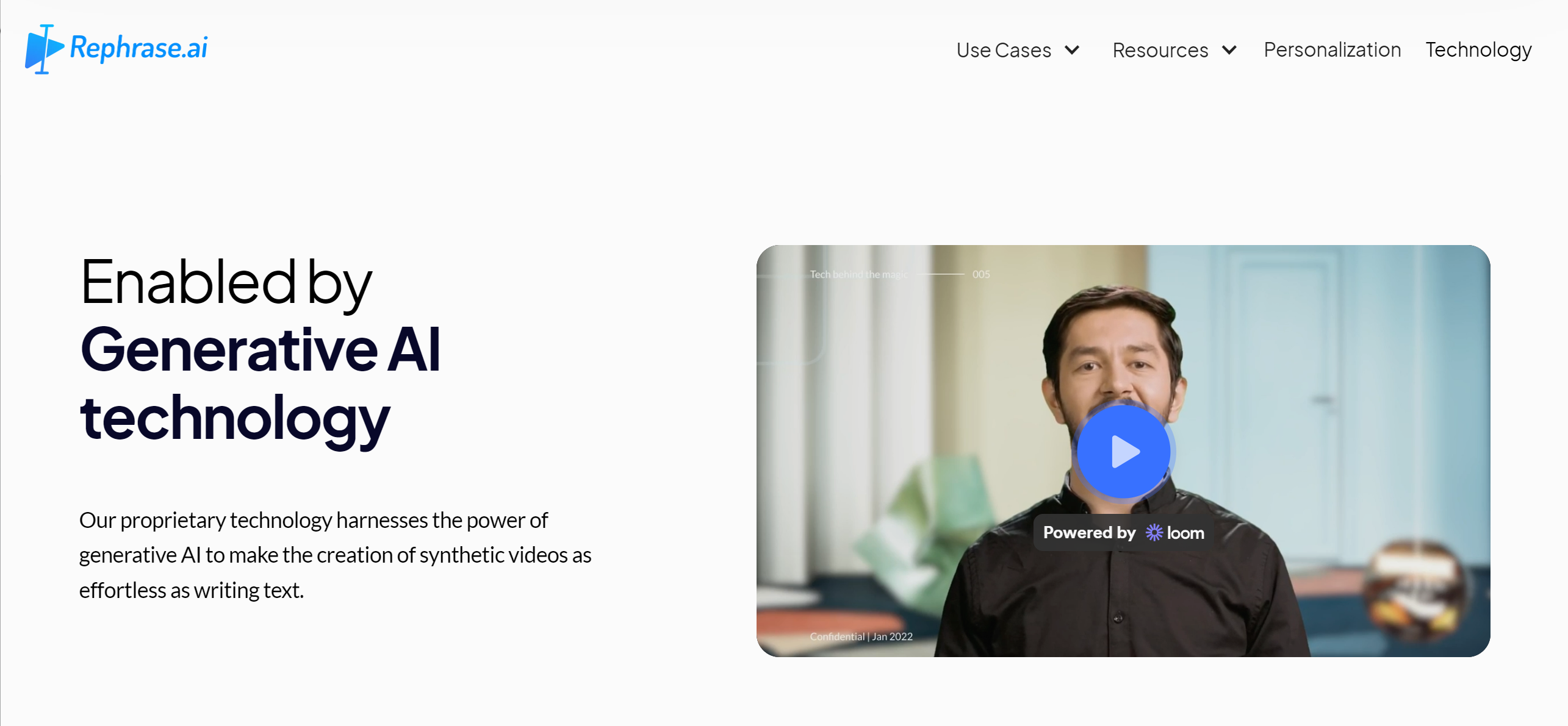 Rephrase.AI：Rephrase线上文本转视频软件介绍