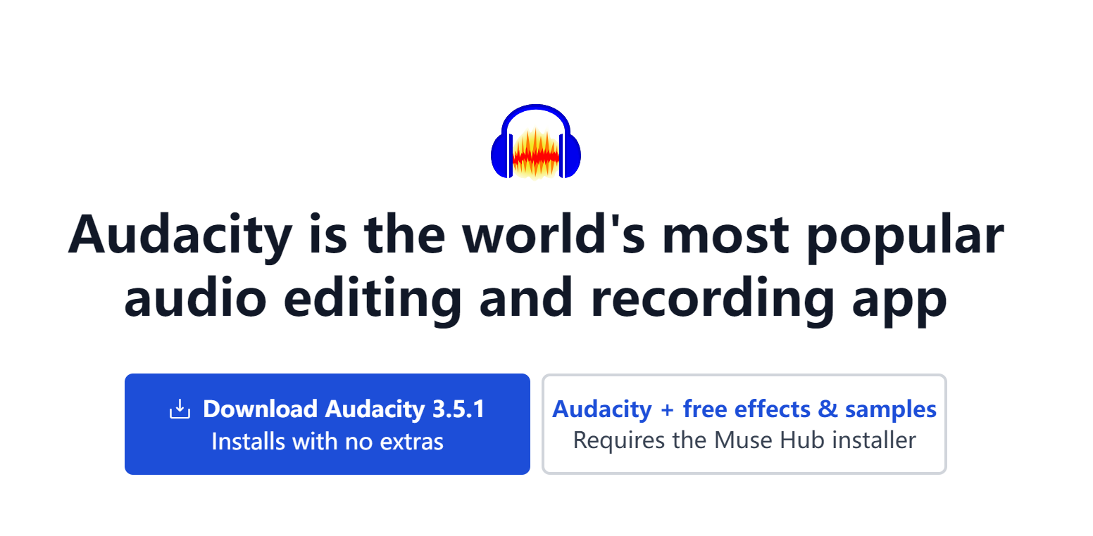 Audacity 配音软件