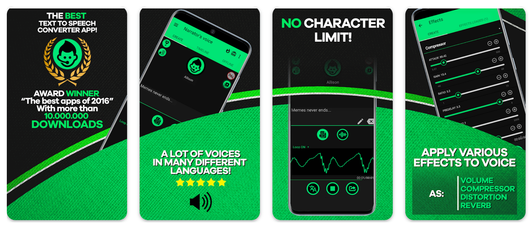 Narrator文字转语音移动应用