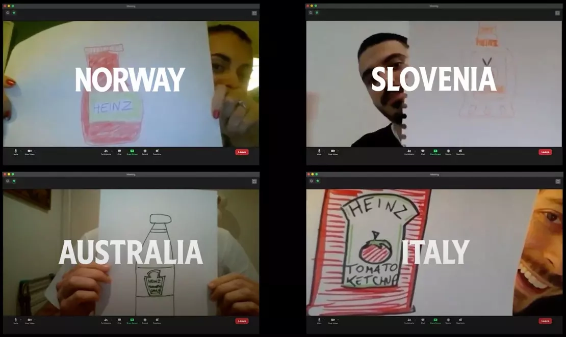 Heinz番茄酱的AI自画像