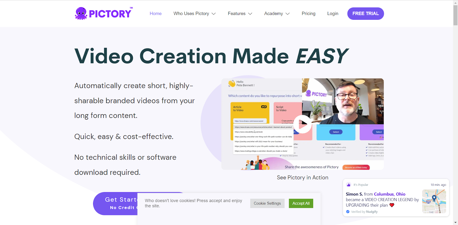 Pictory.ai 文本转视频AI工具