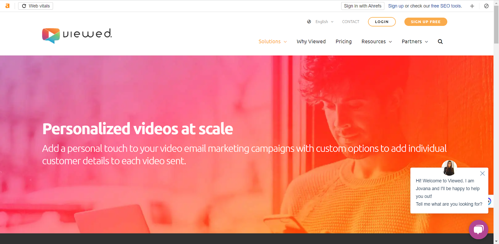 Viewed - 个性化视频电子邮件营销