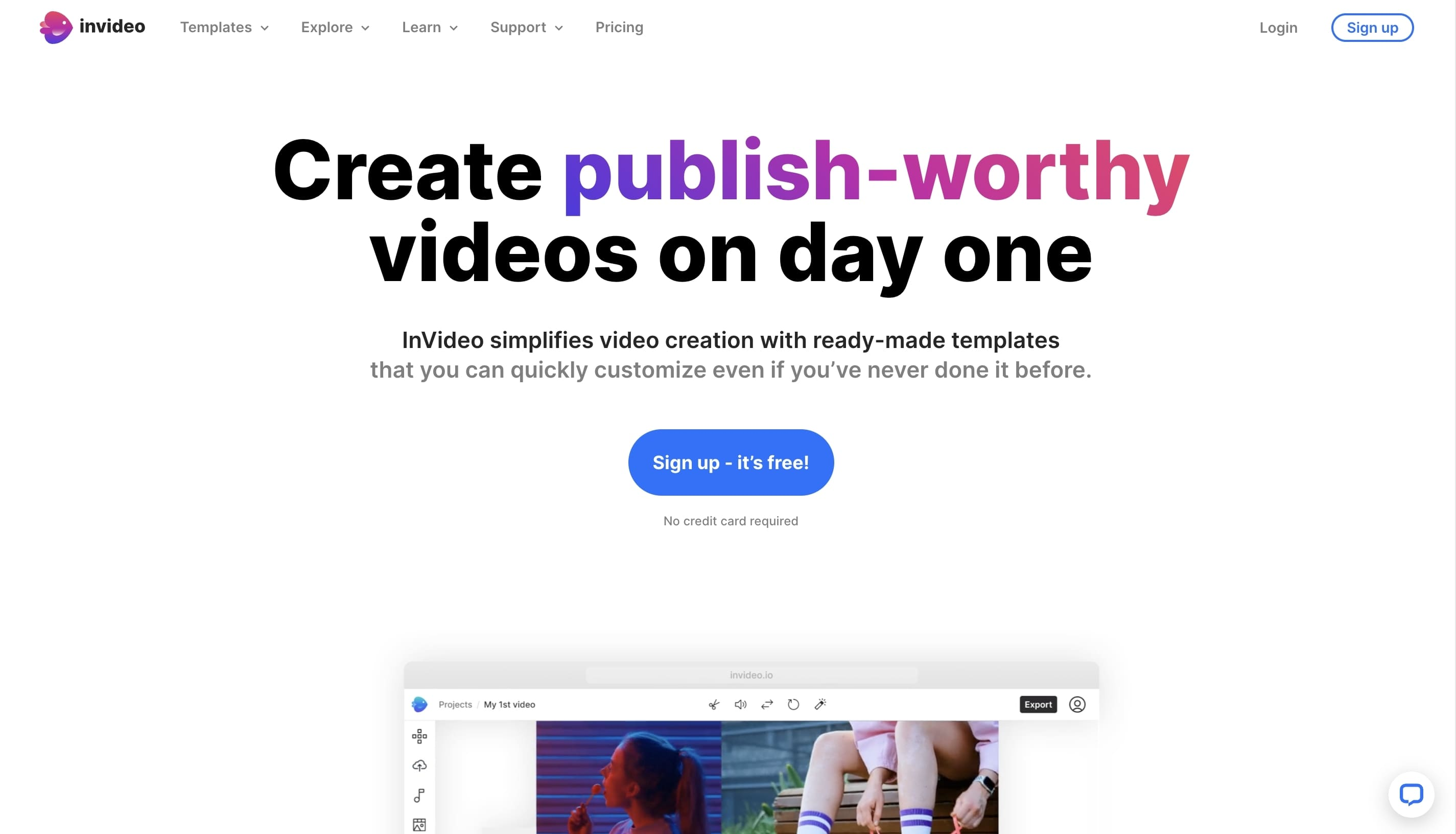 Invideo - 您唯一需要的新闻视频创建器