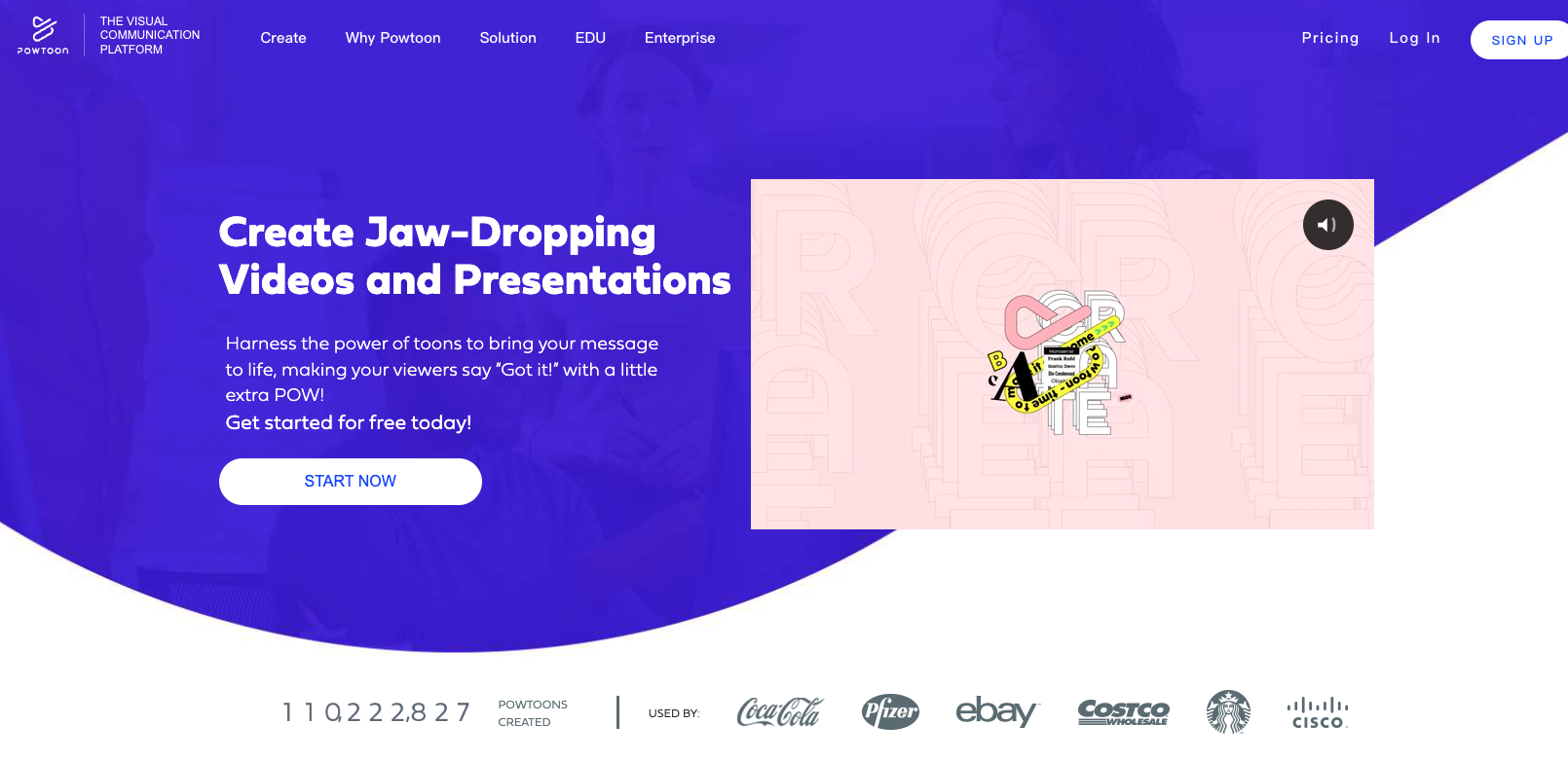 Powtoon - 使用模板创建操作视频